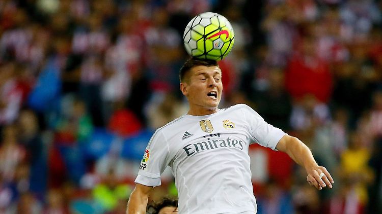 Toni Kroos musste sich im Madrider Stadtderby mit einem 1:1 gegen Atetico bescheiden.