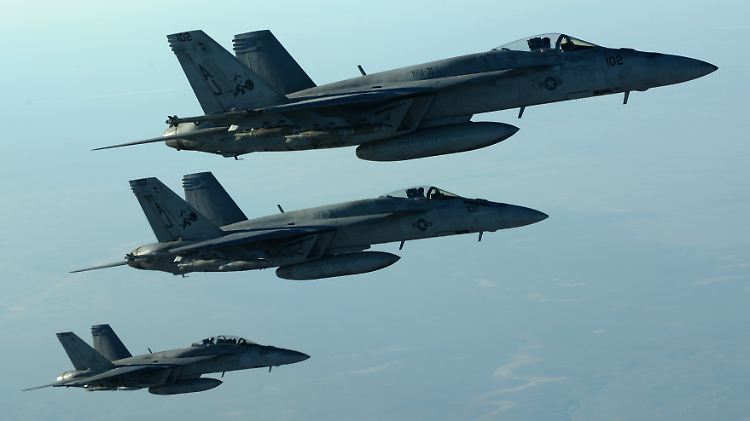 Die USA unterstützen arabische und kurdische Kämpfer aus der Luft. 
