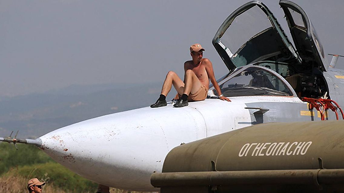 "Ideales Wetter" für Bombenangriffe in Syrien meldet das russische Fernsehen.