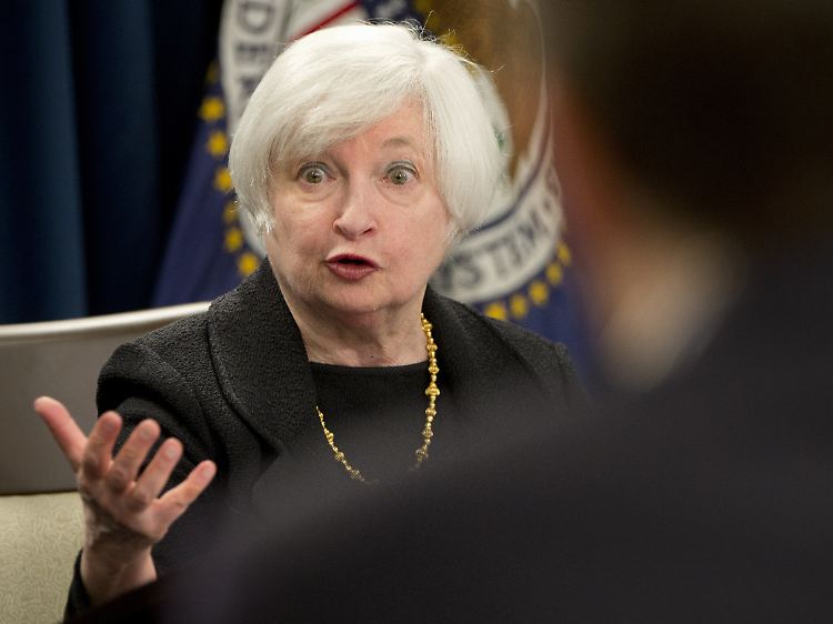 Janet Yellen wies auf Turbulenzen an den Finanzmärkten und bei ausländischen Volkswirtschaft hin.