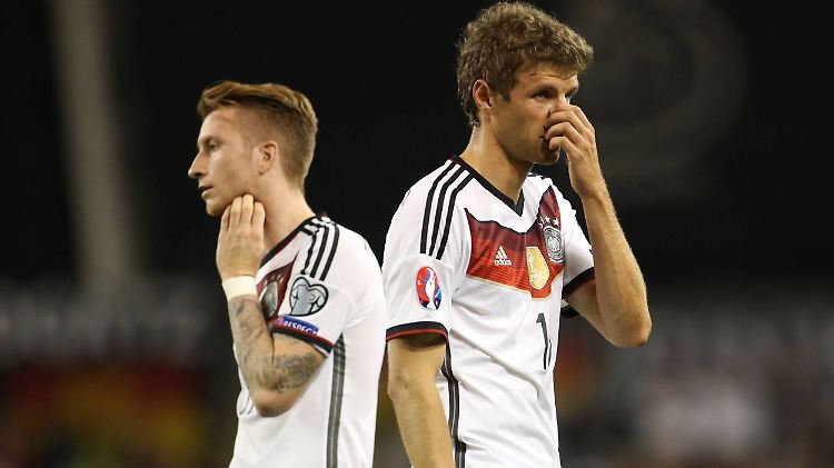 Ein Satz mit x: Marco Reus und Thomas Müller.