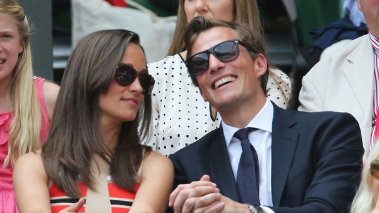 Da schien alles noch in Ordnung: Pippa Middleton und Nico Jackson 2013 in Wimbledon.