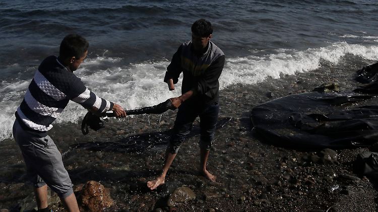 Auf der griechischen Insel Lesbos kamen in den vergangenen Monaten mehr als 400.000 Flüchtlinge an. 