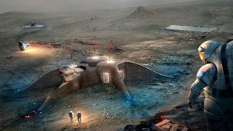 Die geringere Schwerkraft auf dem Mars wird wohl die Körper seiner Bewohner nach und nach verändern.