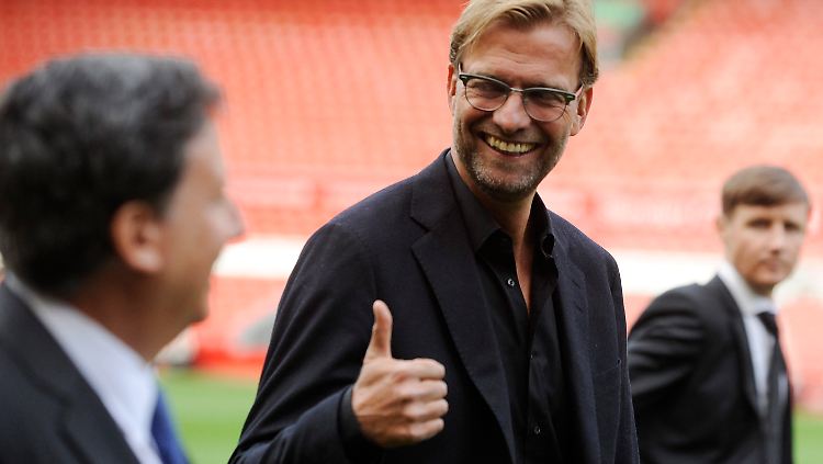 Die Vorfreude auf den Job bei Liverpool ist Jürgen Klopp anzusehen. 