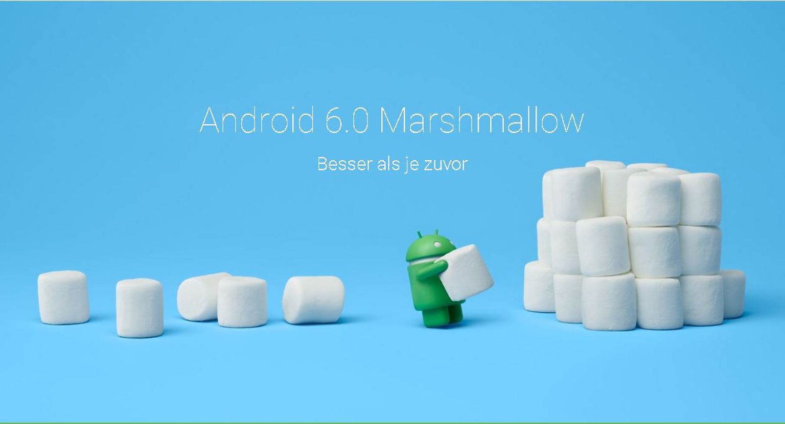 Google hat damit begonnen, Android 6.0 alias "Marshmallow" zu verteilen.