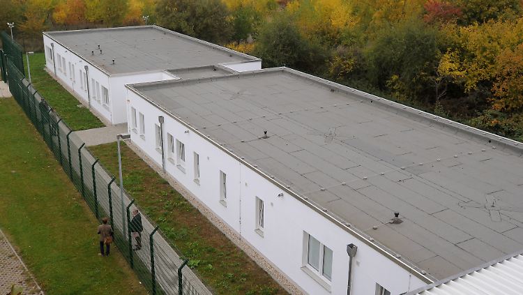 Gefängnis in der Transitzone des Flughafens Berlin-Schönefeld.