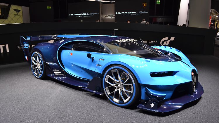 Auf der IAA wurde die Studie des Bugatti Chiron vorgestellt. 