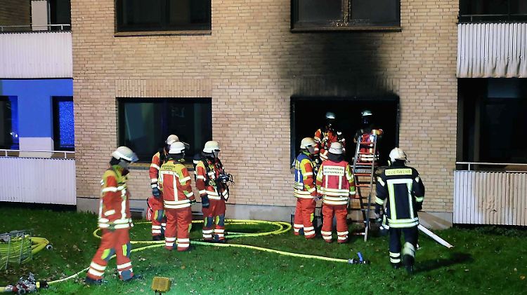 Als die Feuerwehr eintraf, war das Feuer bereits erloschen.