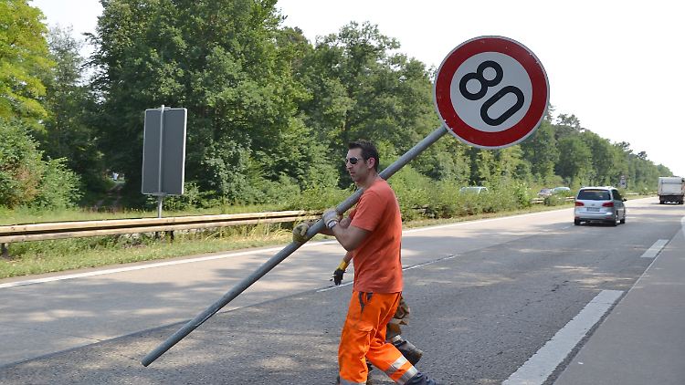 Bei 80 km/h fließt der Verkehr am besten.