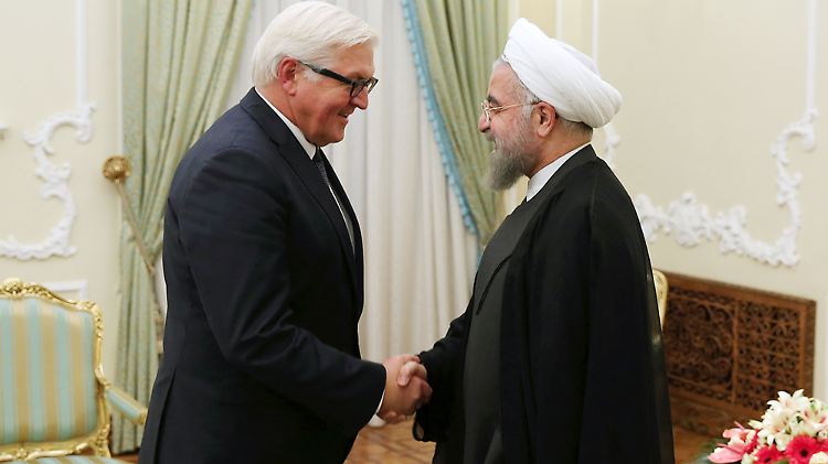 Frank-Walter Steinmeier und Hassan Ruhani.
