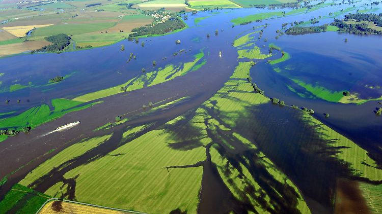 Am Zusammenfluss der Elbe und der Schwarzen Elster in Sachsen-Anhalt.