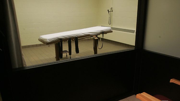 Todeskammer im Southern Ohio Corrections Facility in Lucasville.