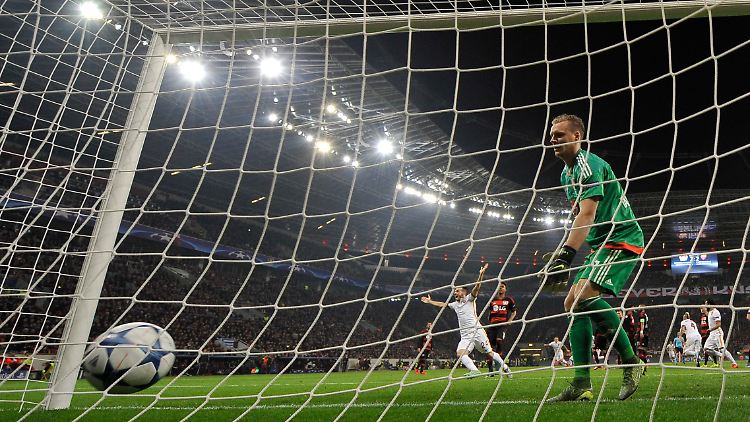 Bayer-Torwart Bernd Leno wirkte nicht immer sattelfest.