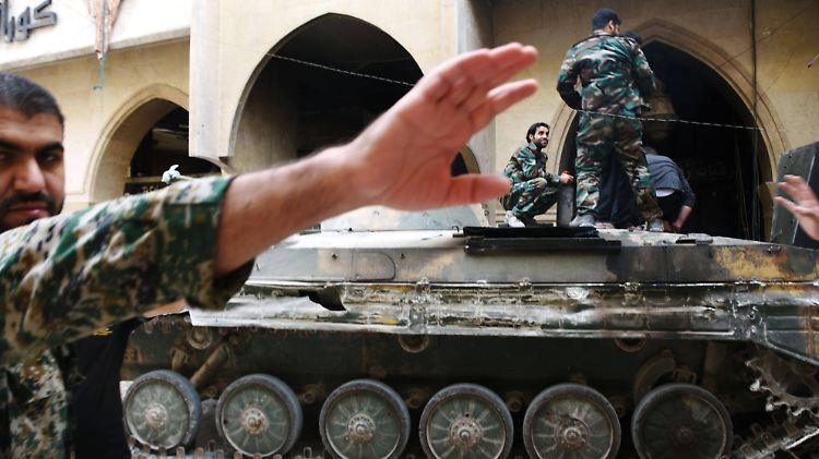 Regierungssoldaten in Aleppo