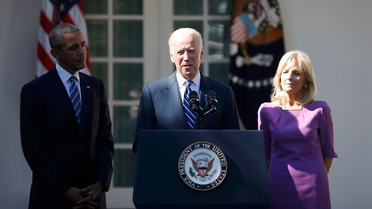 Im Rosengarten des Weißen Hauses gibt Joe Biden bekannt, dass er nicht als Kandidat der Demokraten zur Verfügung stehen wird.