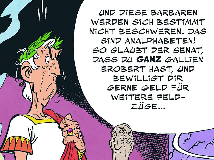 Cäsar möchte gut dastehen - widerspenstige Gallier sind ihm da ein Gräuel.