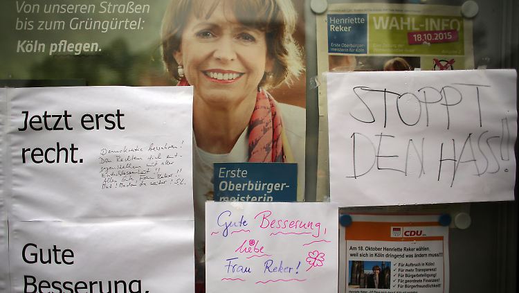 Henriette Reker ist noch in der Klinik.