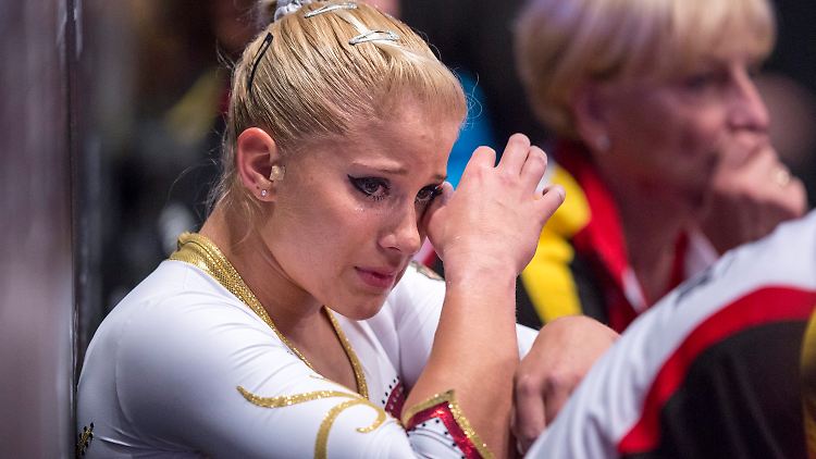 Elisabeth Seitz konnte mit ihrer Performance nicht zufrieden sein. Auch sie stürzte.