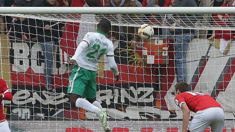 Werder-Stürmer Anthony Ujah spielte gegen seinen alten Arbeitgeber groß auf.