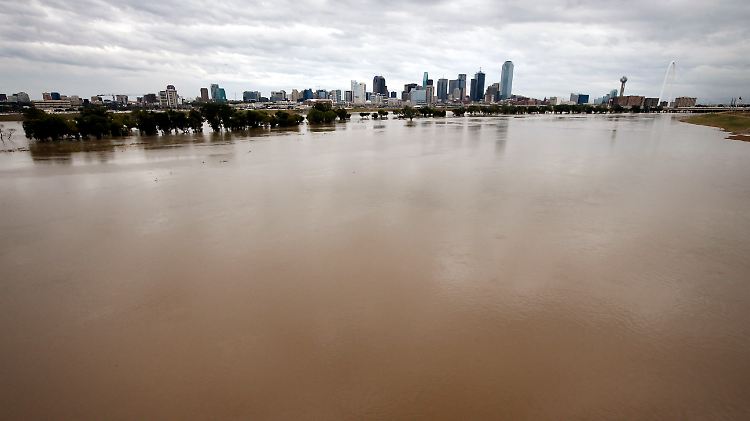 Trinity River in Dallas, Texas.