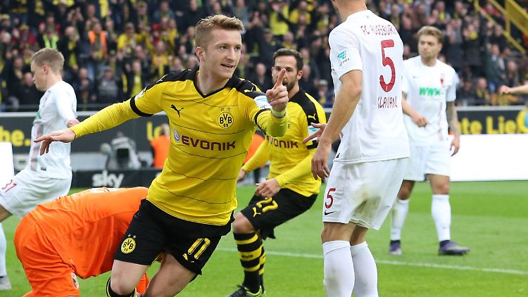 Marco Reus überzeugte gegen Augsburg mit Effektivität vor dem Tor. Diese war dem Nationalspieler von Borussia Dortmund zuletzt abhandengekommen.