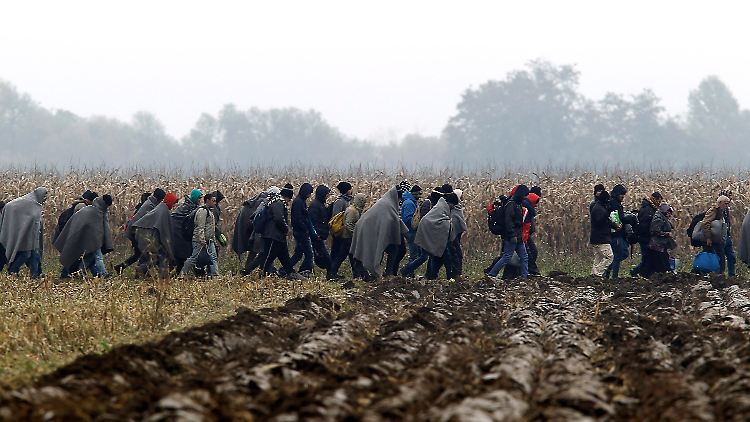 Flüchtlinge in Slowenien