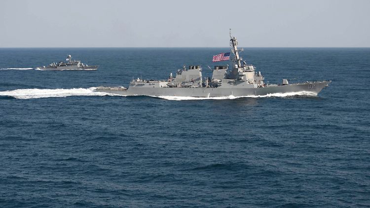 Die Spannungen im Südchinesischen Meer nehmen weiter zu. Die USA entsenden ein Kriegsschiff.