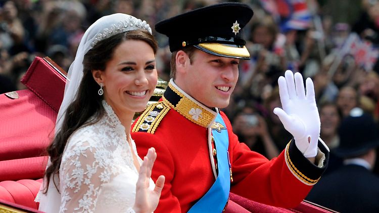 Am 29. April 2011 heirateten Herzogin Kate und Prinz William. Natürlich gab es danach ein schickes Dinner.