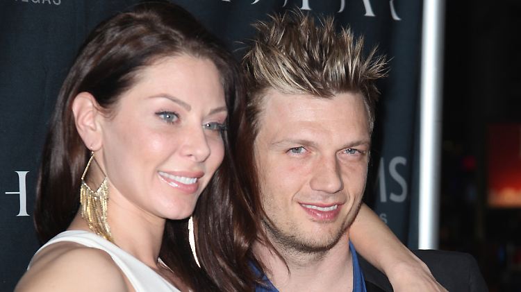 Verliebt, verlobt, verheiratet und demnächst Eltern: Lauren Kitt mit ihrem "Boy" Nick Carter.