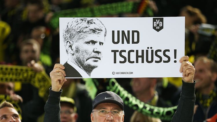 Im Dortmunder Fanblock war man auf den Sieg vorbereitet.