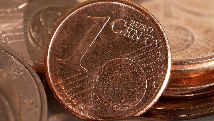 Ein und Zwei Cent Münzen: Viele Kunden sind vom kleinen Cent-Geld eher genervt.