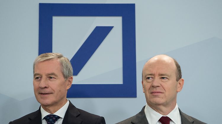 Co-Chefs in einer Phase des Übergangs: Jürgen Fitschen und John Cryan (r.).