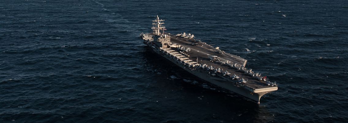 Die USS Ronald Reagan ist auf dem Weg nach Korea.