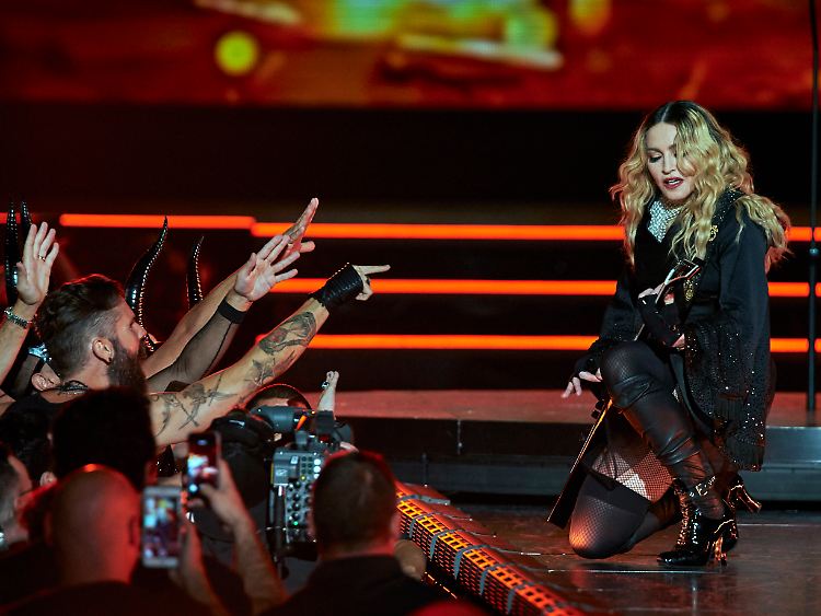 Madonna bei einem Auftritt am 16. September 2015 im Madison Square Garden in New York - ihr Ex war auch da.