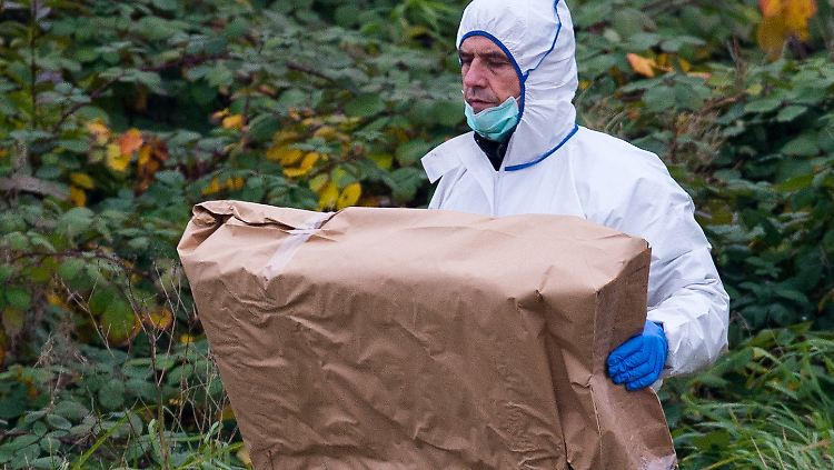 In diesem Paket wurde eine Kinderleiche entdeckt. Ob es sich dabei um Elias handelt, ist noch unklar.