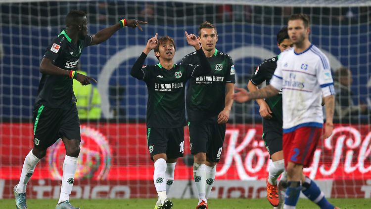 Per Elfmeter leitete Hannovers Kyotake die Wende gegen Hamburger SV ein.