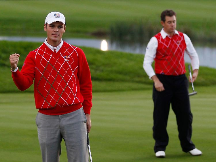 Martin Kaymer hat nach holprigem Start doch noch ein überzeugendes Ryder-Cup-Debüt gezeigt.