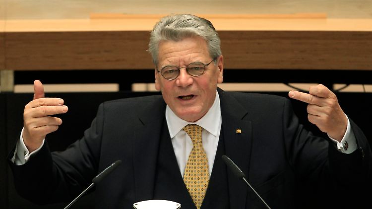Feierstunde des Landes Berlin. Die Festrede hält Joachim Gauck.