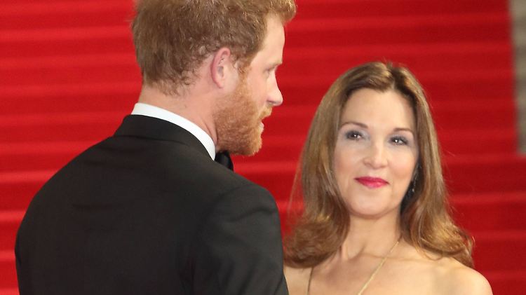 Die Broccoli und der Prinz bei der Premiere in London.