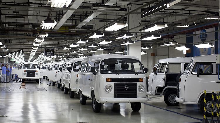 VW-Produktion in  São Bernardo do Campo in der Region São Paulo. 
