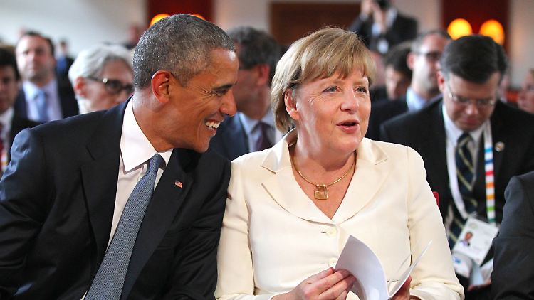 Ziemlich beste (politische) Freunde: Obama und Merkel.