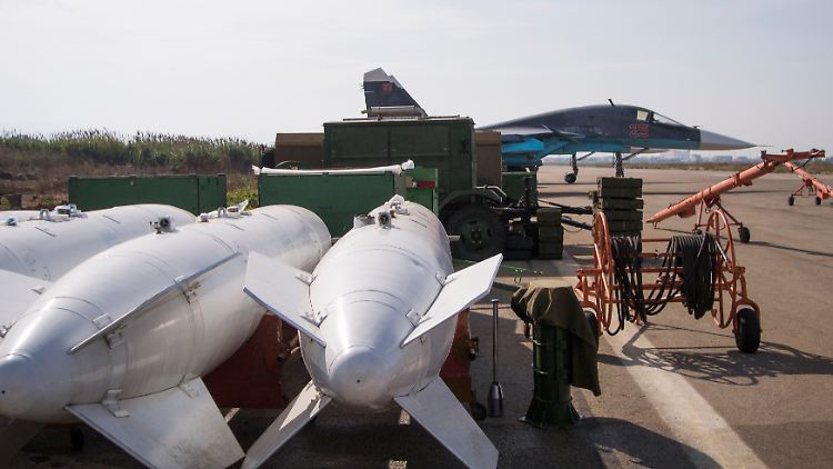 "Genau die Zahl, die wir brauchen": Russland ist am Krieg in Syrien derzeit mit "mehr als 50 Flugzeugen und Hubschraubern" beteiligt.