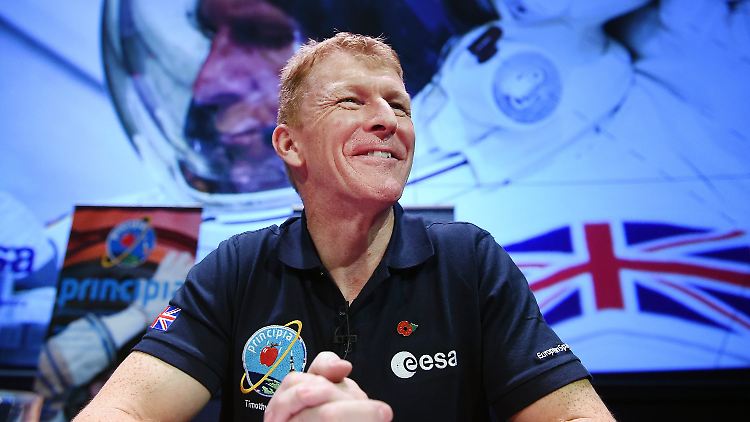 Tim Peake freut sich auf traditionelle britische Weihnachtspezialitäten im Alll.