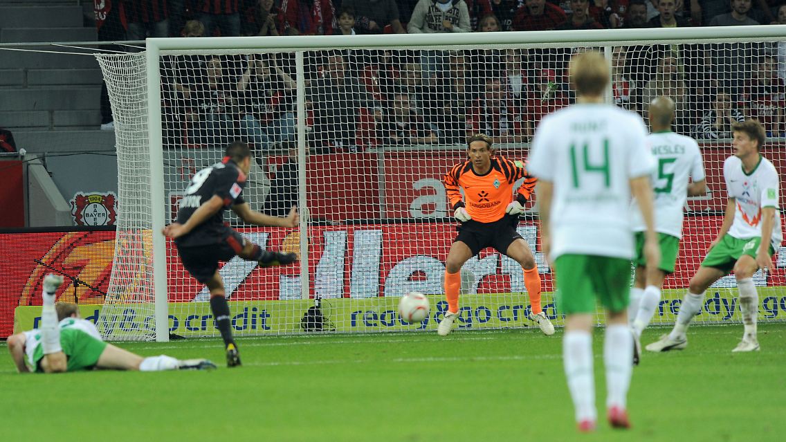 Eren Derdiyok verhinderte die Heimpleite gegen Werder Bremen.