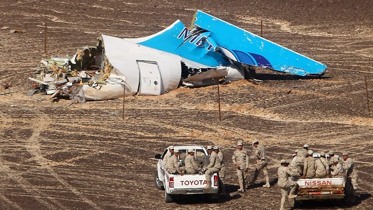 Auf dem Flugschreiber der abgestürzten Metrojet-Maschine soll eine Explosion zu hören sein.