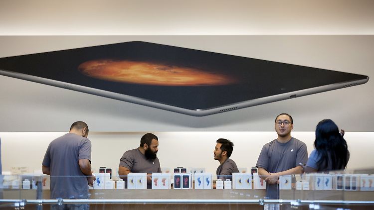 1400 Dollar forderten die Apple-Store-Mitarbeiter jeweils für ein Jahr.