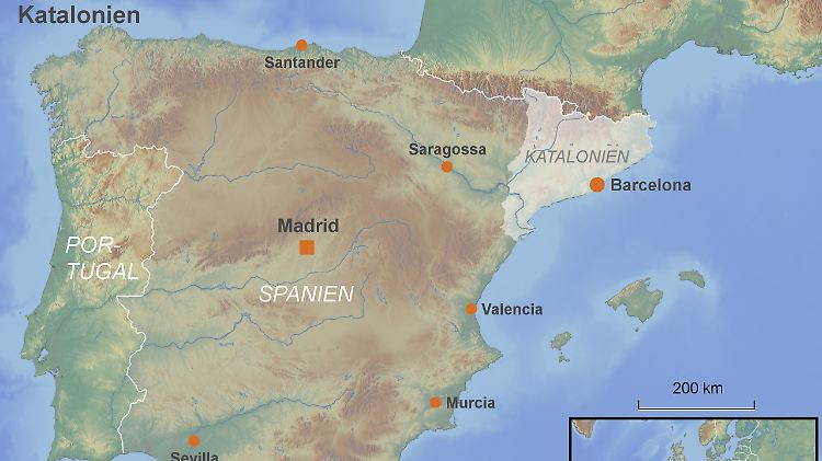 Eine der 17 autonomen Gemeinschaften Spaniens: Katalonien strebt in die Unabhängigkeit.