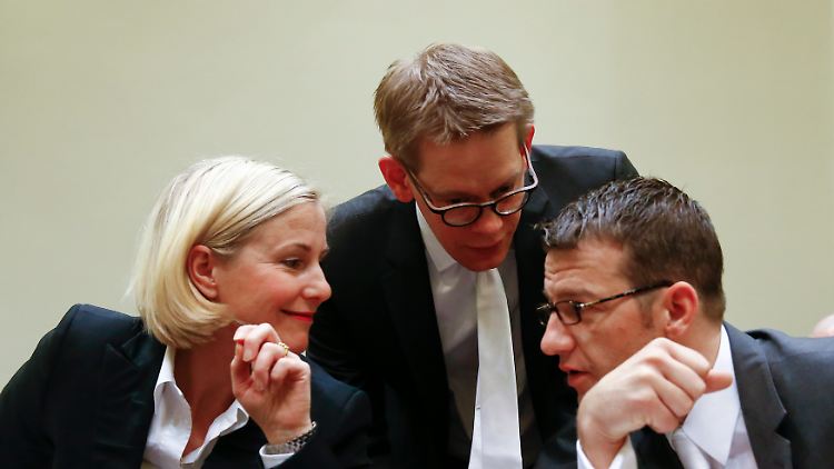 Anja Sturm, Wolfgang Heer and Wolfgang Stahl (v.l.) wollen nicht mehr müssen.