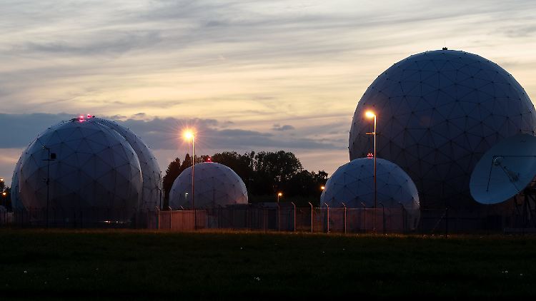 Die Abhörstation des BND in Bad Aibling in Bayern.